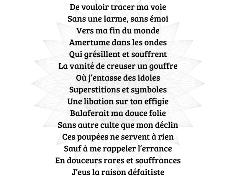 (Poésie) En toute&nbsp;haine
