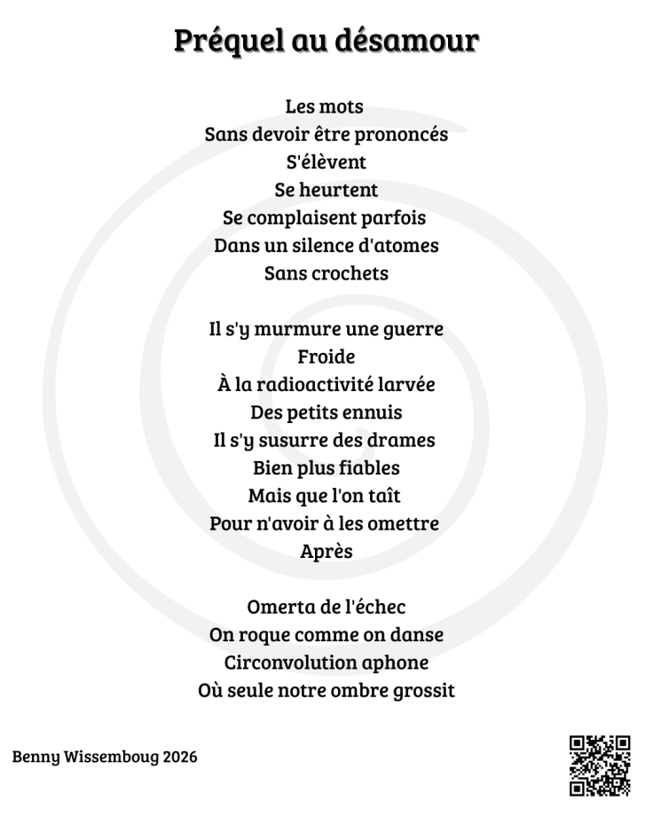 (Poésie) Préquel au&nbsp;désamour