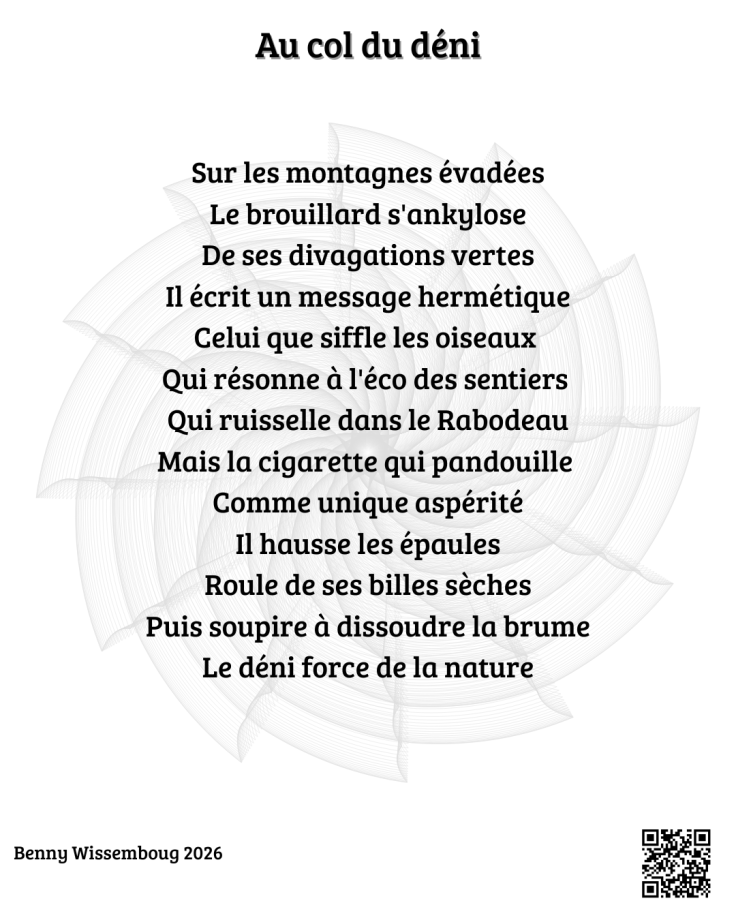 (Poésie) : Au col du&nbsp;déni